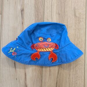 (3-5Y) Reversible Summer Crab Bucket Hat